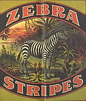 Illustration of a business's "Zebra Stripes" logo
