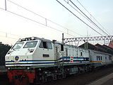 Lokomotif GE U20C dengan nomor CC 203 22 di Indonesia