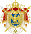 Arms of Napoleon I and Napoleon II, as Emperor of the French