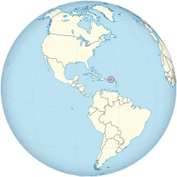 Lokasi Kepulauan Virgin Amerika Serikat