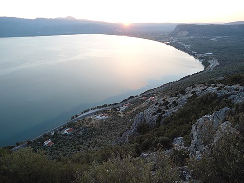 A coast of Lesbos, Larisos (Λάρισος), Kolpos Geras