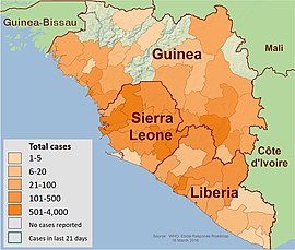 Situation des Ebola-Ausbruches 2014
