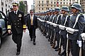 チリ陸軍儀仗隊。ドイツ国防軍の影響を強く感じさせる礼装。