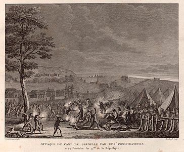 Невдале повстання у військовому таборі Гренель монтаньярів і послідовників Бабефа (9 вересня 1796 роки)
