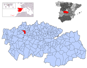 Poziția localității San Román de los Montes