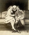 Hugo with his grandchildren Georges and Jeanne