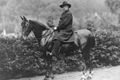 Otto von Bismarck on horseback