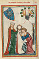 Image 36The Codex Manesse, a German book from the Middle Ages (from History of books)