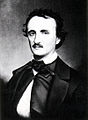 Edgar Allan Poe circa 1848 geboren op 19 januari 1809