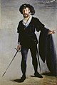 『ハムレットを演じるフォール』1877年。油彩、キャンバス、196 × 131 cm。フォルクヴァンク美術館。同年サロン入選[126]。