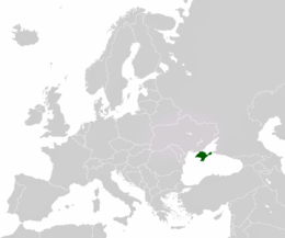 Crimea - Localizzazione