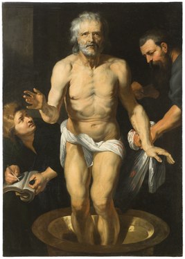 Senecas död. Målning av Rubens.
