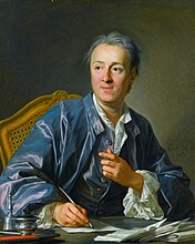 ルイ・ミシェル・ヴァン・ロー「ドニ・ディドロの肖像（Portrait of Denis Diderot）」1767年