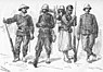 Französische Soldaten des Expeditionskorps Tonkin