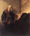 Rembrandt, Św. Paweł przy pulpicie, 1629/1630
