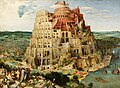 La torre de Babel es una pintura al óleo sobre madera de roble realizada por el pintor flamenco Pieter Brueghel el Viejo en 1563. Sus dimensiones son de 114 centímetros de alto y 154 de ancho. Se expone en el Museo de Historia del Arte de Viena. Por Pieter Brueghel el Viejo.