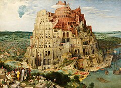 Pieter Bruegel de Oude (1525-1569), Babilonski stolp (1563)