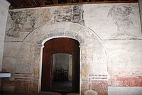 Залишки стінопису «Благовіщення» та Архангелом Михаїлом, штат Пуебла, Мексика