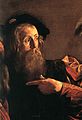 Caravaggio, Dettaglio della Vocazione di san Matteo