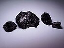 Uhlí, hornina černé barvy
