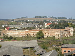 Панорама села і замок