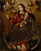 Virgen del Rosario, Museo de Dallas.