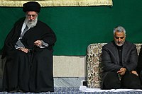 Soleimani with Ali Khamenei.