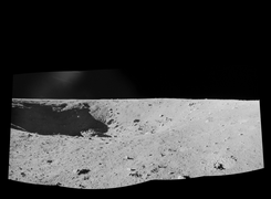 Apollo 12 - Pete's Right-to-Left Bench Crater Partial Pan.webp