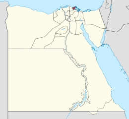 Governatorato di Damietta – Localizzazione