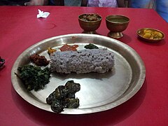नेपाली रैथाने भोजन ढिँडो