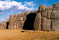 Inca wall of dry stone in Sacsayhuamán fortress, کوسکو، پرو
