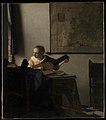 "Woman with a Lute", Johannes Vermeer