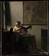 Ioannes Vermeer, Mulier cum lauta, 1662