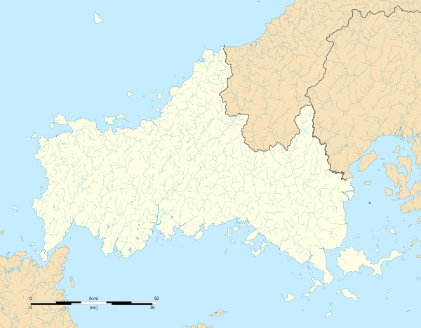 야마구치현은(는) 야마구치현 안에 위치해 있다