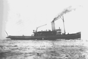 Nusret mayın gemisi 1912'de deniz denemeleri esnasında