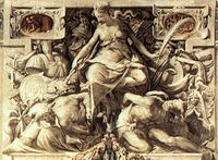 Худ. Франческо Сальвіаті, фреска «Алегорія Миру», Флоренція