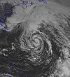 Hurricane Grace near Bermuda on October 28, 1991