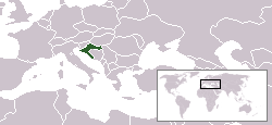 Kroatien - Lokalisering