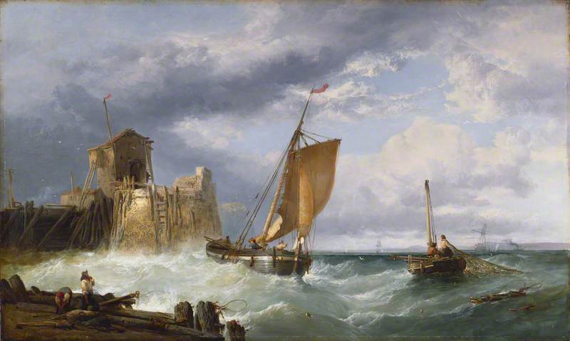 File:James Webb - Fishing on a Squally Day.jpg