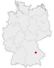 Рэгэнсбург на карте