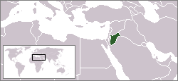Geografisk plassering av Jordan