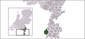Staðsetning Eindhoven í Hollandi