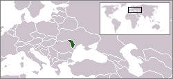Moldova kotus kaardi pääl