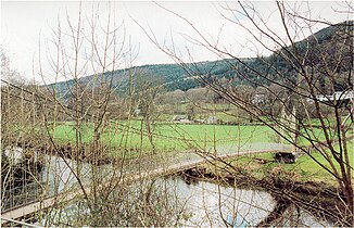 Pont grog ar draws Afon Llugwy
