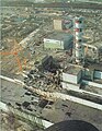 4-ы блёк Чарнобыльскае АЭС пасьля выбуху