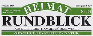 Kopfbereich/Logo des Heimat-Rundblicks (seit 2013)