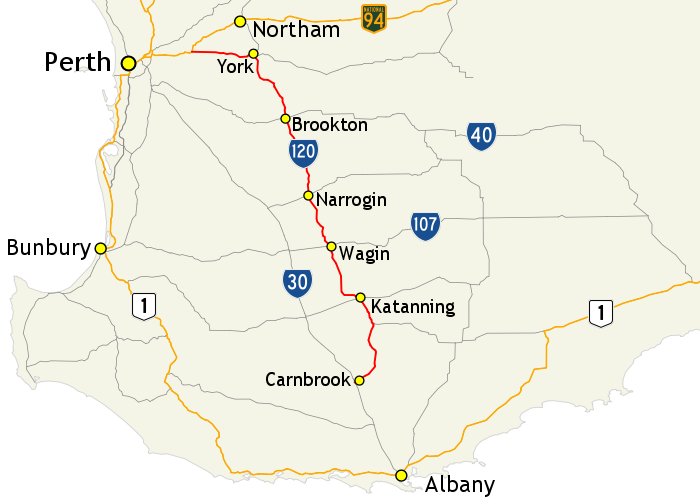 File:Great Southern Highway route map.png