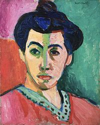 آنری ماتیس، The Green Stripe, Portrait of Madame Matisse, 1905