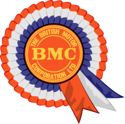 The BMC 'rosette' logo.