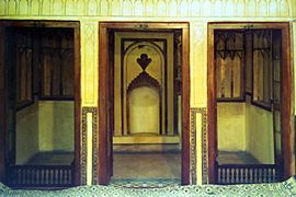 اتاق مخصوص شاه سلطان حسین در مدرسه چهارباغ